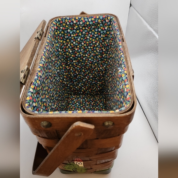 Vintage Gary Gail Dallas Wooden Purse 9 X 9.5 X 5.5 - Picture 10 of 16